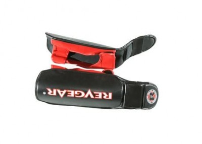 RevGear Shin and Instep Guards - Black & Red